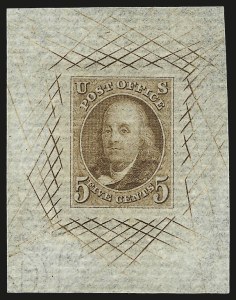 Sale 976, Lot 1001, Essays, Proofs and Specimens