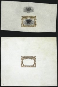 Sale 976, Lot 1033, Essays, Proofs and Specimens