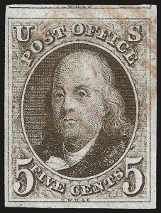 Sale 976, Lot 1054, 1847 Issue (Scott 1-2)