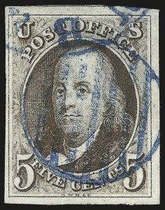 Sale 976, Lot 1060, 1847 Issue (Scott 1-2)