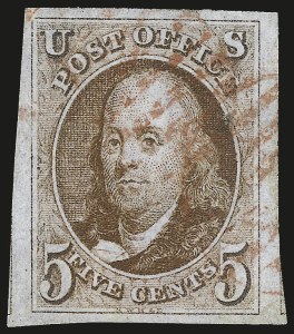 Sale 976, Lot 1062, 1847 Issue (Scott 1-2)