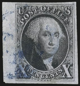 Sale 976, Lot 1073, 1847 Issue (Scott 1-2)