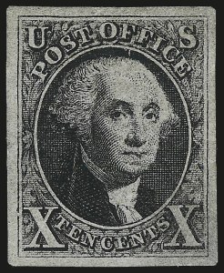 Sale 976, Lot 1075, 1847 Issue (Scott 1-2)