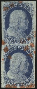 Sale 976, Lot 1091, 1c-3c 1851-56 Issue (Scott 5-11)