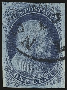 Sale 976, Lot 1094, 1c-3c 1851-56 Issue (Scott 5-11)