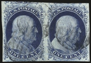 Sale 976, Lot 1096, 1c-3c 1851-56 Issue (Scott 5-11)