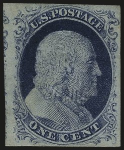 Sale 976, Lot 1104, 1c-3c 1851-56 Issue (Scott 5-11)
