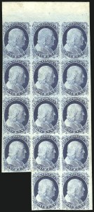 Sale 976, Lot 1108, 1c-3c 1851-56 Issue (Scott 5-11)