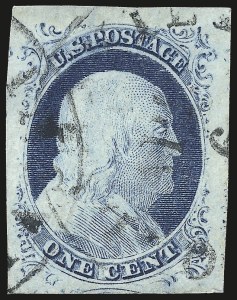 Sale 976, Lot 1114, 1c-3c 1851-56 Issue (Scott 5-11)