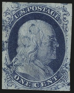 Sale 976, Lot 1122, 1c-3c 1851-56 Issue (Scott 5-11)