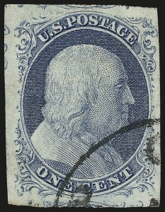 Sale 976, Lot 1126, 1c-3c 1851-56 Issue (Scott 5-11)