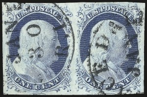 Sale 976, Lot 1130, 1c-3c 1851-56 Issue (Scott 5-11)