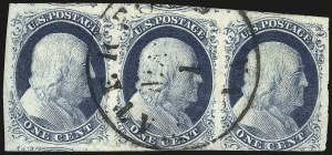 Sale 976, Lot 1138, 1c-3c 1851-56 Issue (Scott 5-11)