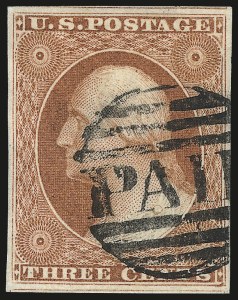 Sale 976, Lot 1142, 1c-3c 1851-56 Issue (Scott 5-11)