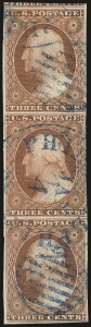 Sale 976, Lot 1145, 1c-3c 1851-56 Issue (Scott 5-11)