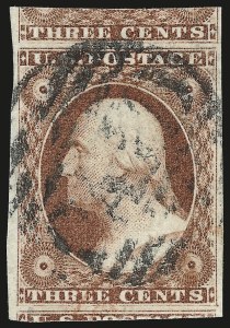 Sale 976, Lot 1146, 1c-3c 1851-56 Issue (Scott 5-11)