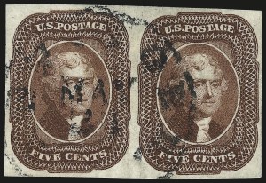 Sale 976, Lot 1163, 5c-12c 1851-56 Issue (Scott 12-17)