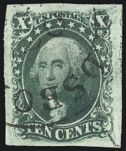 Sale 976, Lot 1181, 5c-12c 1851-56 Issue (Scott 12-17)