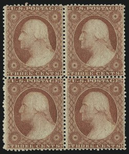 Sale 976, Lot 1214, 1c-3c 1857-60 Issue (Scott 18-26A)