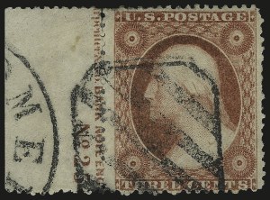 Sale 976, Lot 1216, 1c-3c 1857-60 Issue (Scott 18-26A)