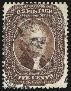 Sale 976, Lot 1222, 5c 1857-60 Issue (Scott 27-30A)