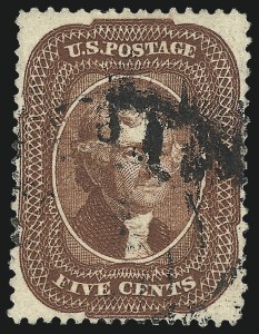 Sale 976, Lot 1225, 5c 1857-60 Issue (Scott 27-30A)