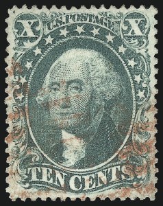 Sale 976, Lot 1244, 10c-90c 1857-60 Issue (Scott 31-39)