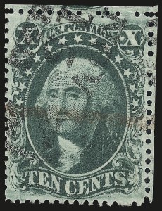 Sale 976, Lot 1252, 10c-90c 1857-60 Issue (Scott 31-39)