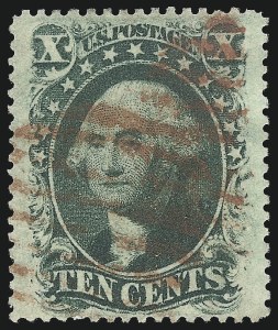 Sale 976, Lot 1255, 10c-90c 1857-60 Issue (Scott 31-39)