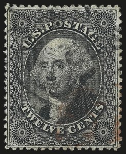 Sale Number 976, Lot Number 1259, 10c-90c 1857-60 Issue (Scott 31-39) Sale Number 976, Lot Number 1259, 10c-90c 1857-60 Issue (Scott 31-39)