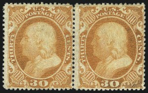 Sale 976, Lot 1269, 10c-90c 1857-60 Issue (Scott 31-39)