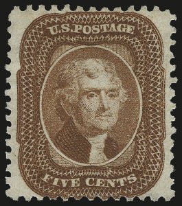 Sale 976, Lot 1289, 1875 Reprint of 1857-60 Issue (Scott 40-47)