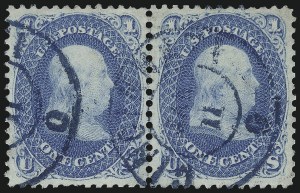 Sale 976, Lot 1307, 1861-66 Issue (Scott 56-67b)