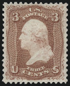 Sale Number 976, Lot Number 1315, 1861-66 Issue (Scott 56-67b) Sale Number 976, Lot Number 1315, 1861-66 Issue (Scott 56-67b)