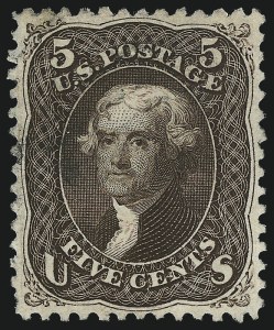 Sale 976, Lot 1369, 1861-66 Issue (Scott 71-78b)