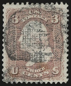 Sale 976, Lot 1384, 1867 Experimental Grills (A-Z, Scott 79-85E)