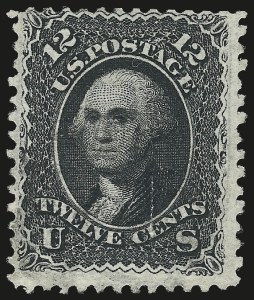 Sale 976, Lot 1395, 1867 Experimental Grills (A-Z, Scott 79-85E)