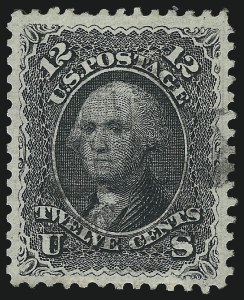 Sale 976, Lot 1404, 1867-68 Grilled Issue (E Grill - Scott 86-91)