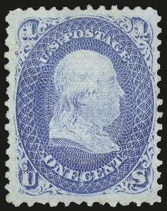 Sale 976, Lot 1406, 1867-68 Grilled Issue (F Grill - Scott 92-101)