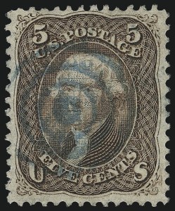 Sale 976, Lot 1413, 1867-68 Grilled Issue (F Grill - Scott 92-101)