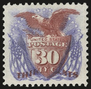 Sale 976, Lot 1509, 1875 Re-Issue of 1869 Pictorial Issue (Scott 123-133a)