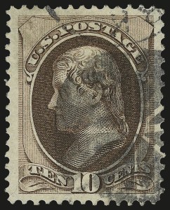 Sale 976, Lot 1533, 1870-71 National Bank Note Co. Grilled Issue (Scott 134-144)