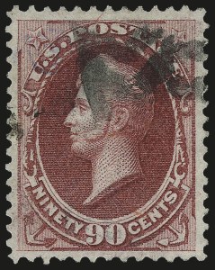Sale 976, Lot 1547, 1870-71 National Bank Note Co. Grilled Issue (Scott 134-144)