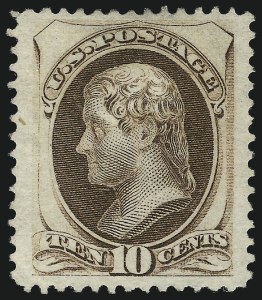 Sale 976, Lot 1594, 1873 Continental Bank Note Co. Issue (Scott 156-166)