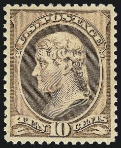 Sale 976, Lot 1626, 1881-87 American Bank Note Co. Issues (Scott 205-218)