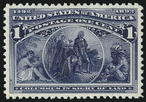 Sale 976, Lot 1666, 1893 Columbian Issue (1c thru 8c, Scott 230-236)