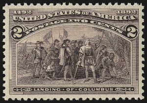 Sale 976, Lot 1673, 1893 Columbian Issue (1c thru 8c, Scott 230-236)