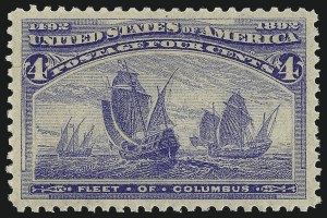 Sale 976, Lot 1677, 1893 Columbian Issue (1c thru 8c, Scott 230-236)