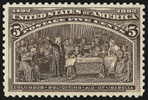 Sale 976, Lot 1681, 1893 Columbian Issue (1c thru 8c, Scott 230-236)
