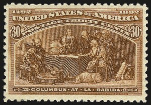 Sale 976, Lot 1689, 1893 Columbian Issue (10c thru $1.00, Scott 237-241)